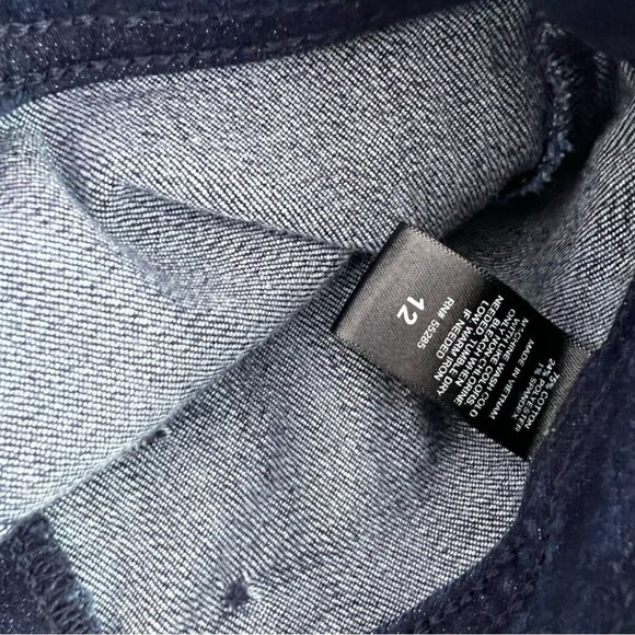 Express jeans shorts buttons nautical sailor Black High Waist Buttoned Shorts - Picture 6 of 9